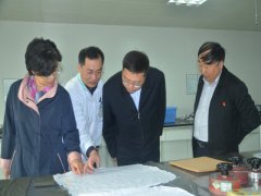 中国纤维检验局调研组到公司参观调研