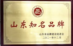 公司“纺卫职业装”荣获“山东知名品牌”称号